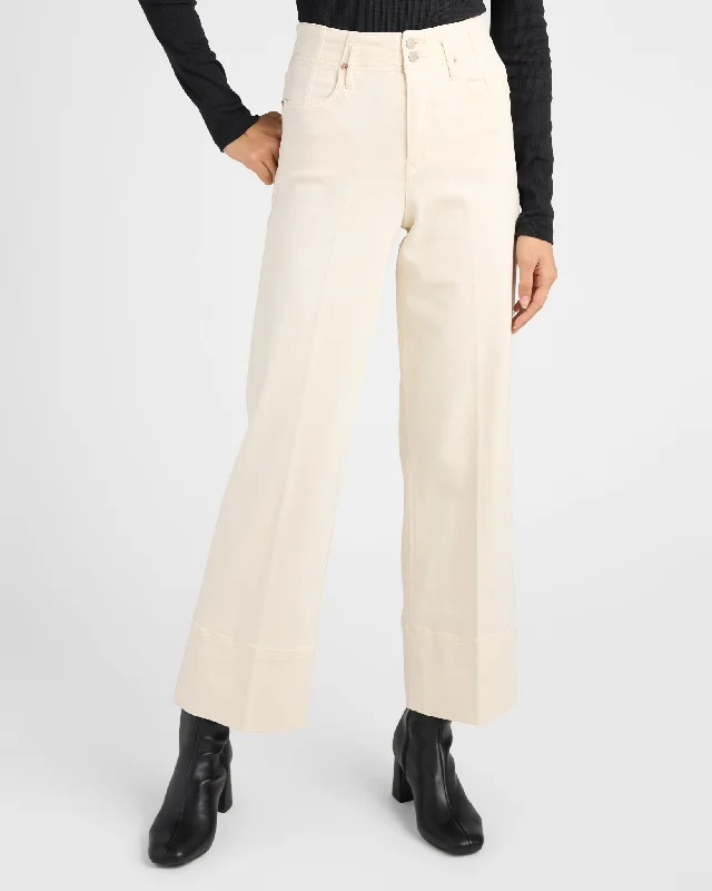 Holly High Rise Wide Leg Trouser Trousers Mesh Breathable