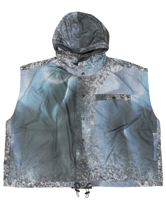 Sleeveless Jacket Welt Pockets Slit Pockets Flap Pockets