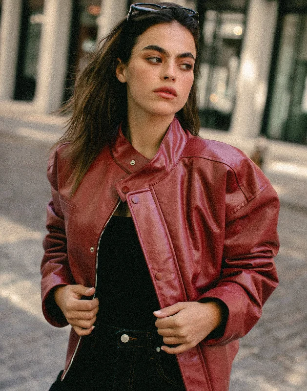 Isaiah Jacket (Cherry) Striped Jacket Polka Dot Jacket Floral Jacket