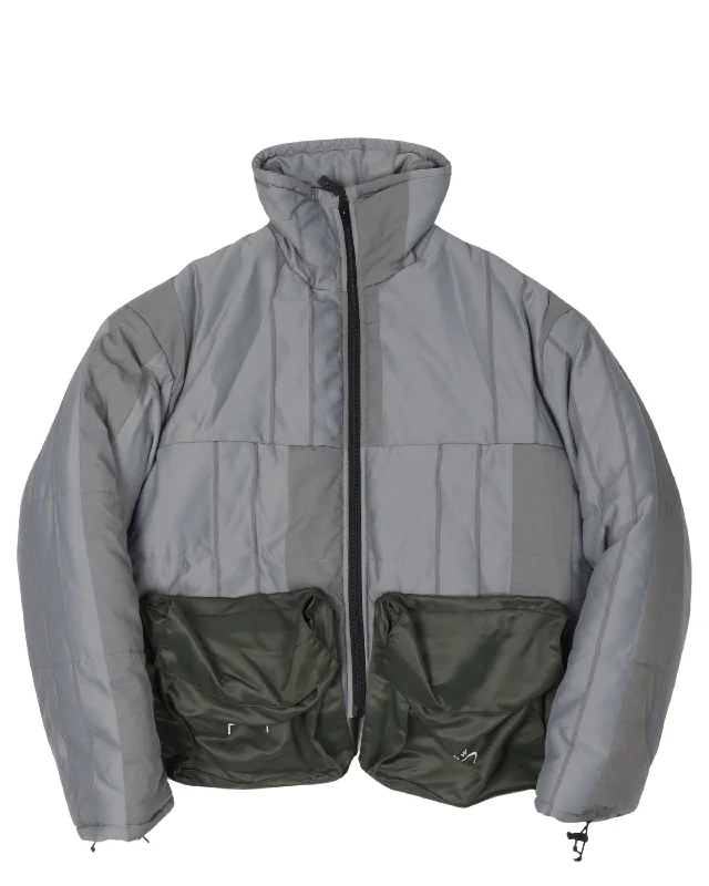 Cargo Puffer Jacket detachable pockets Lace Jacket Ribbed Jacket Sequined Jacket