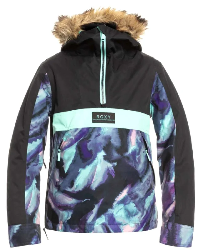 Roxy Junior's Shelter Insulated Jacket 2022 Tiered Jacket Buttoned Jacket Zippered Jacket Roxy Junior's Shelter Insulated Jacket 2022 Tiered Jacket Buttoned Jacket Zippered Jacket