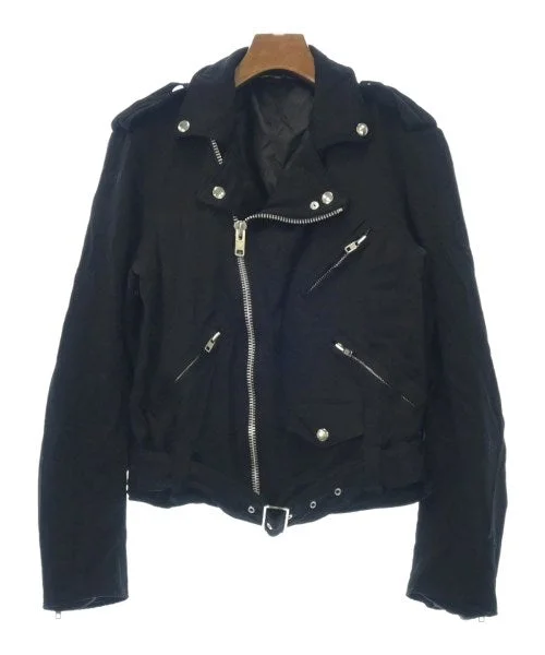 BLACK COMME des GARCONS Motercycle Jackets Knit Fabric Woven Fabric Fleece Fabric