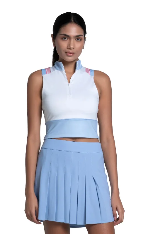 Lucky In Love x KSwiss Edge Cut Crop Tank cropped tank top