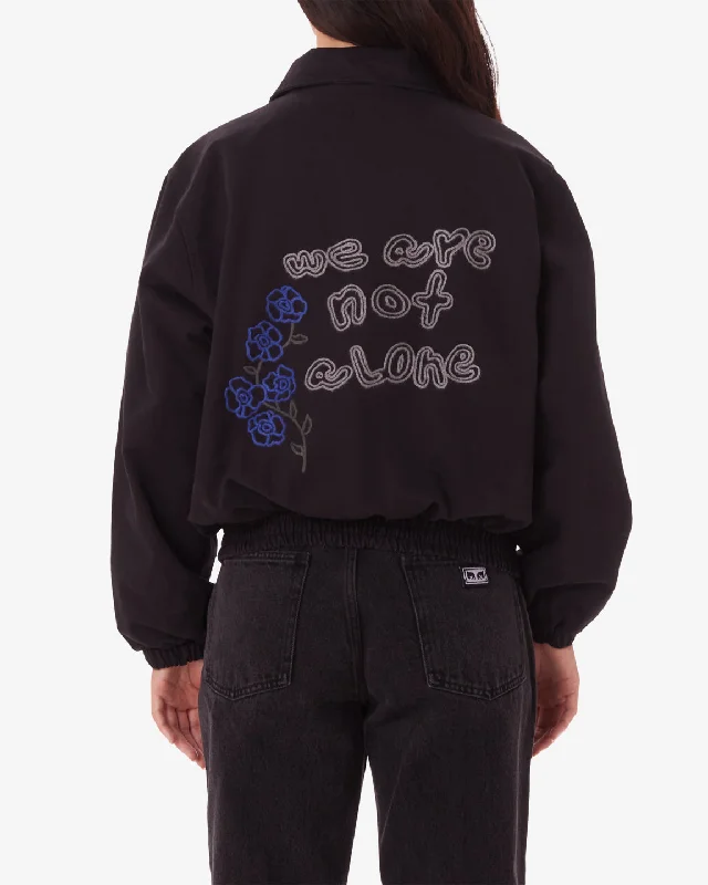 Obey GARDEN BLOUSON JACKET - DIGITAL BLACK Fleece Jacket Down Jacket Parka