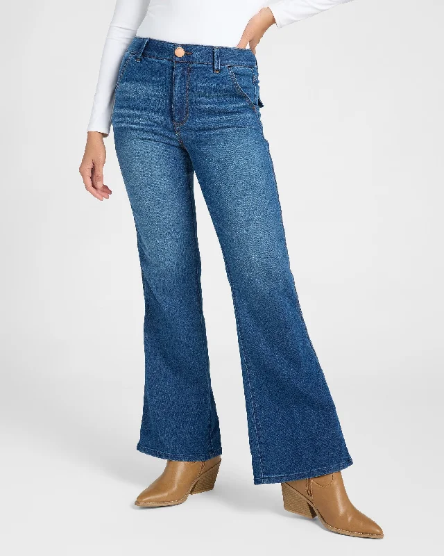 Absolution Skyrise Trouser Bootcut Jeans Trousers Business Professional