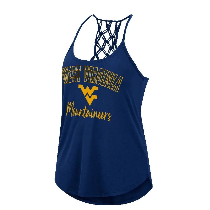 WVU Natasha Macrame Tank Top pastel tank top