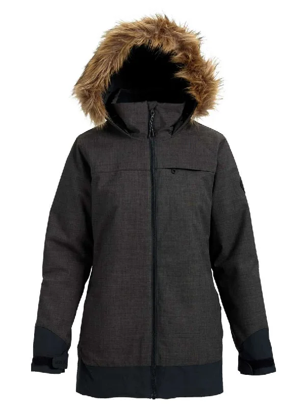 Burton Ladies Lelah Insulated Jacket 2020-2021 Nylon Fabric Polyester Fabric Spandex Fabric Burton Ladies Lelah Insulated Jacket 2020-2021 Nylon Fabric Polyester Fabric Spandex Fabric