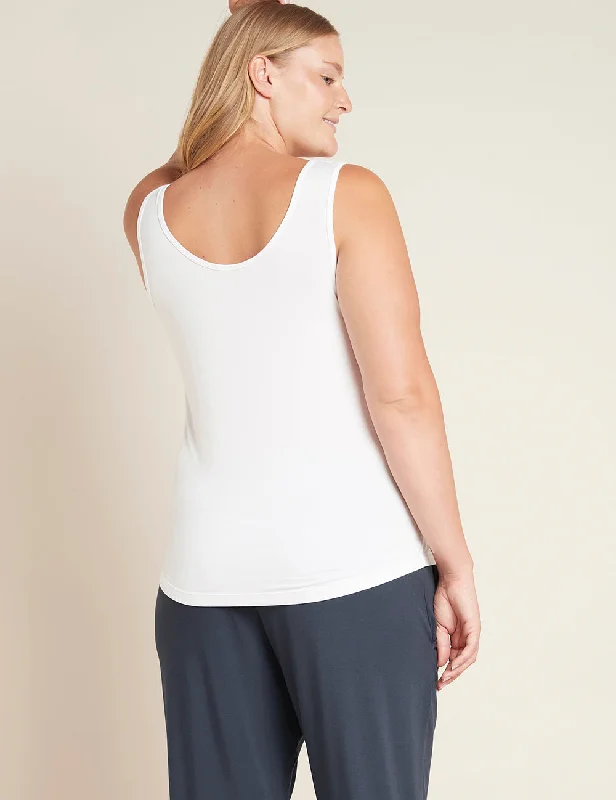 Tank Top - White print tank top