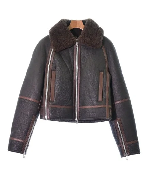BOTTEGA VENETA Motercycle Jackets Denim Fabric Leather Fabric Suede Fabric