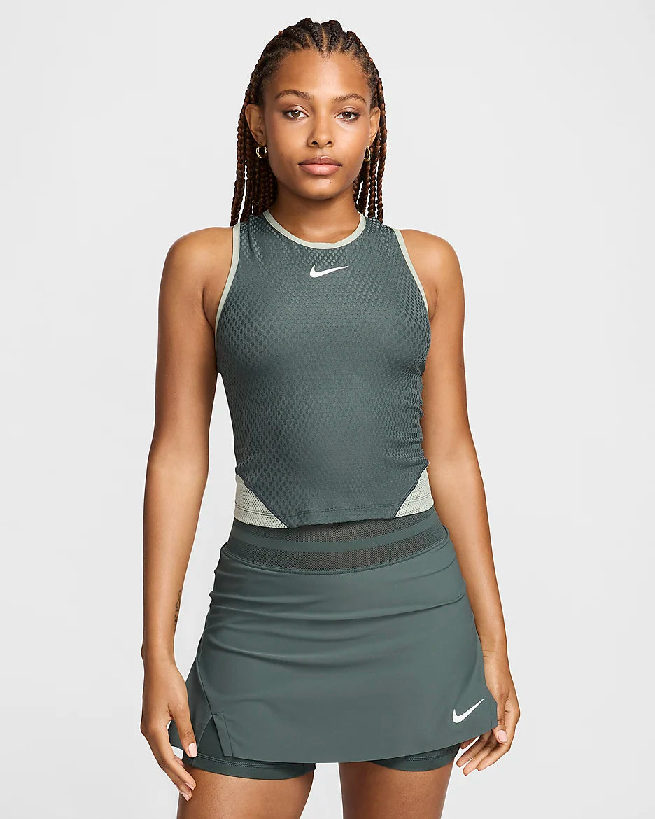 Ladies NikeCourt Dri-Fit Slam NY Tank lace back tank