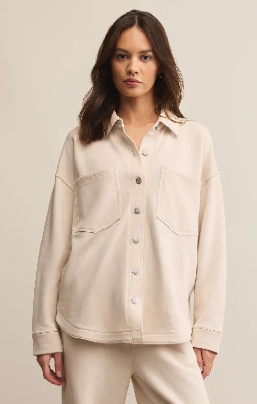 Z-Supply All Day Knit Jacket - CRYSTAL Wool Jacket Cashmere Jacket Tweed Jacket