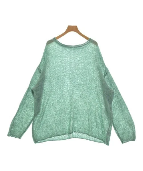 CHIGNON Sweaters Denim Fabric Leather Fabric Suede Fabric