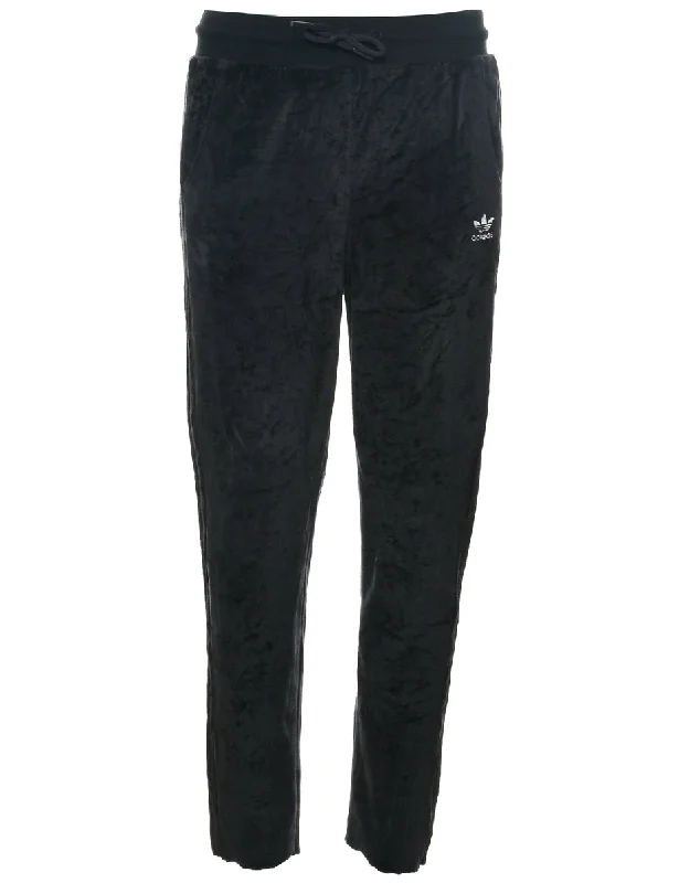 Adidas Velvet Fabric Trousers - W27 L27 Trousers Top Rated