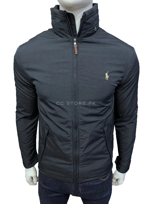 RL Inner Fleece Concealed Hood Navy Blue Jacket Nylon Jacket Polyester Jacket Spandex Jacket RL Inner Fleece Concealed Hood Navy Blue Jacket Nylon Jacket Polyester Jacket Spandex Jacket