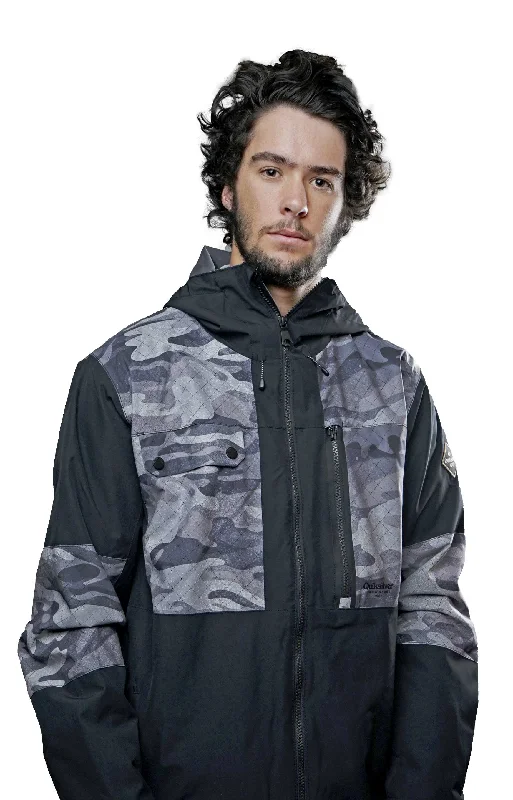 Quiksilver Tamarack Insulated Jacket 2021 Denim Fabric Leather Fabric Suede Fabric