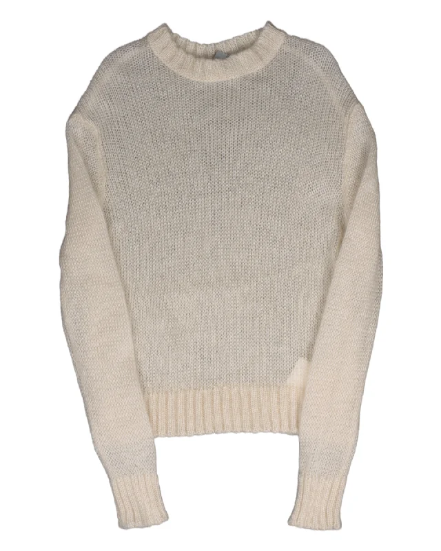 Mohair Sweater Fleece Sweater Nylon Polyester