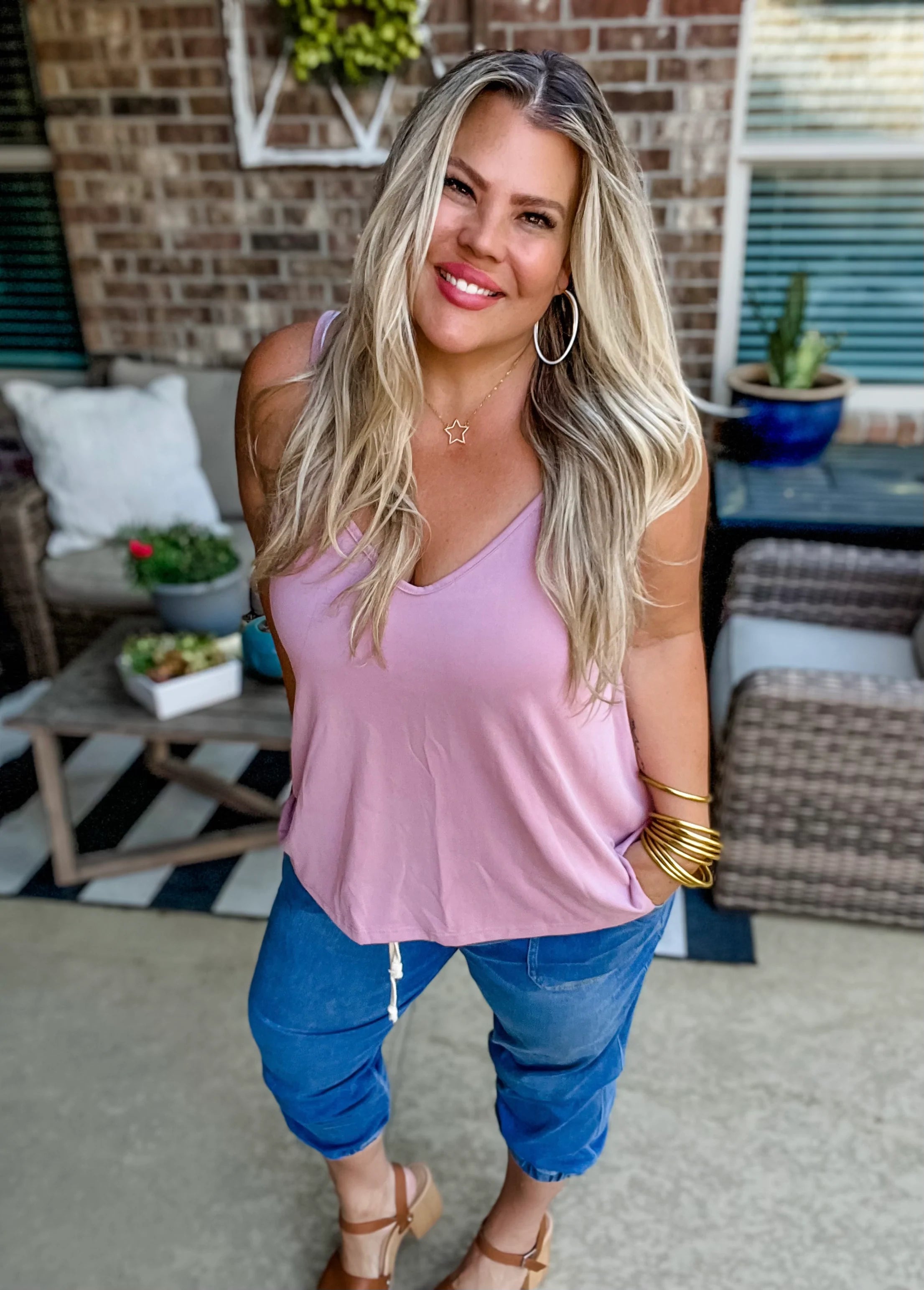 Dreamy Delilah Tank - Modal - Amazingly soft & Luxe! by Blakeley sleep tank top
