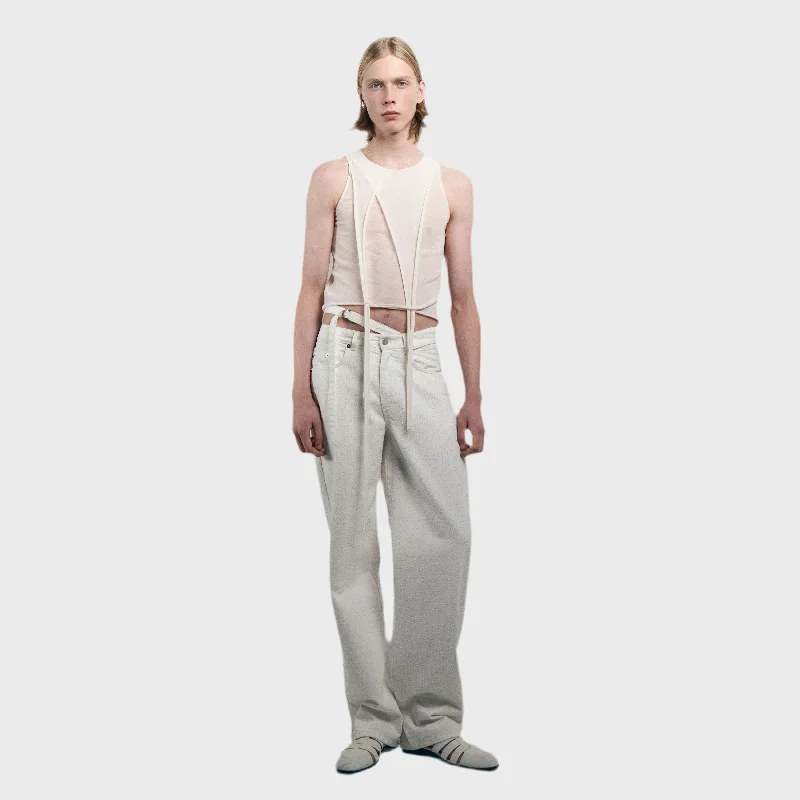 TANK TOP LONG FABRIC chic tank top