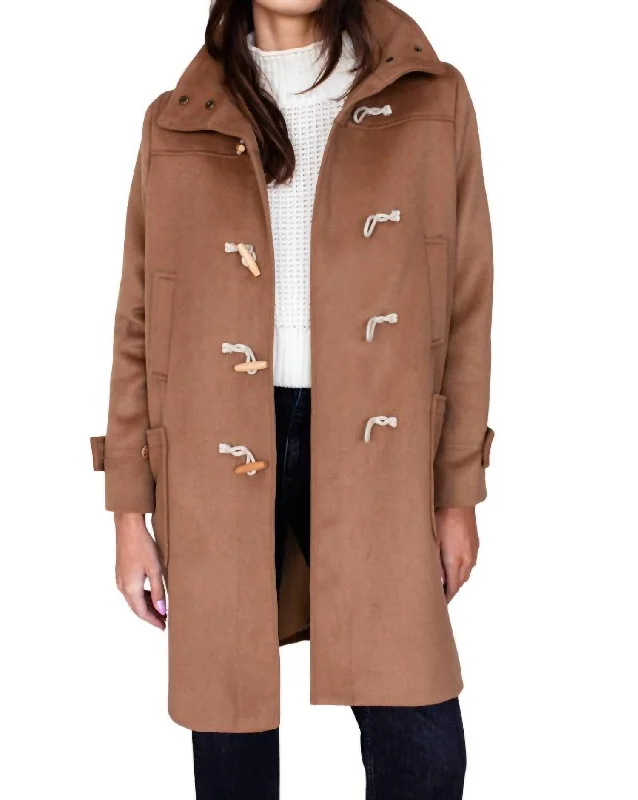 Camille Coat In Camel